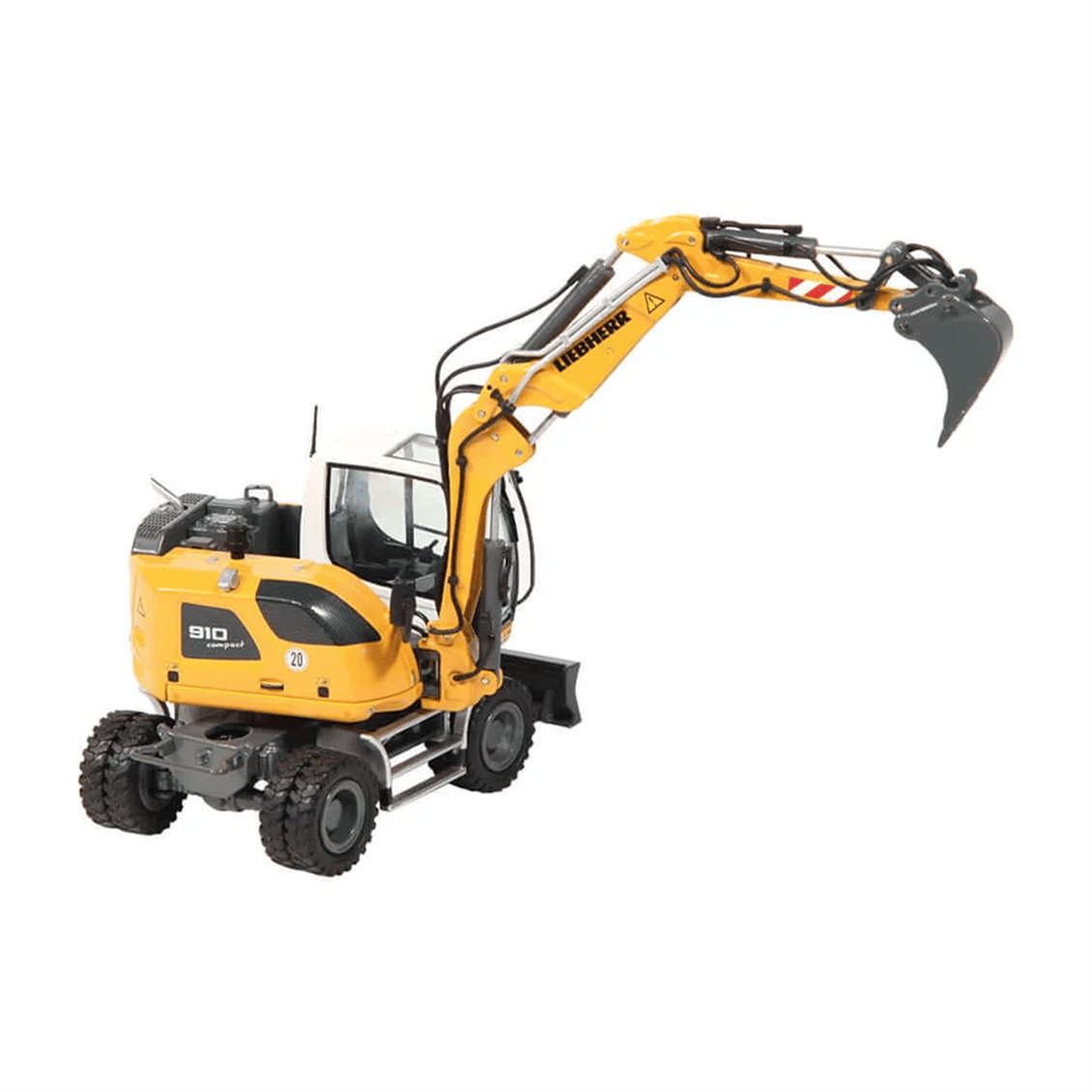 NZG 1000 1/50 Ölçek, Liebherr A910 Tekerlekli Ekskavatör, Sergilemeye Hazır Metal Model