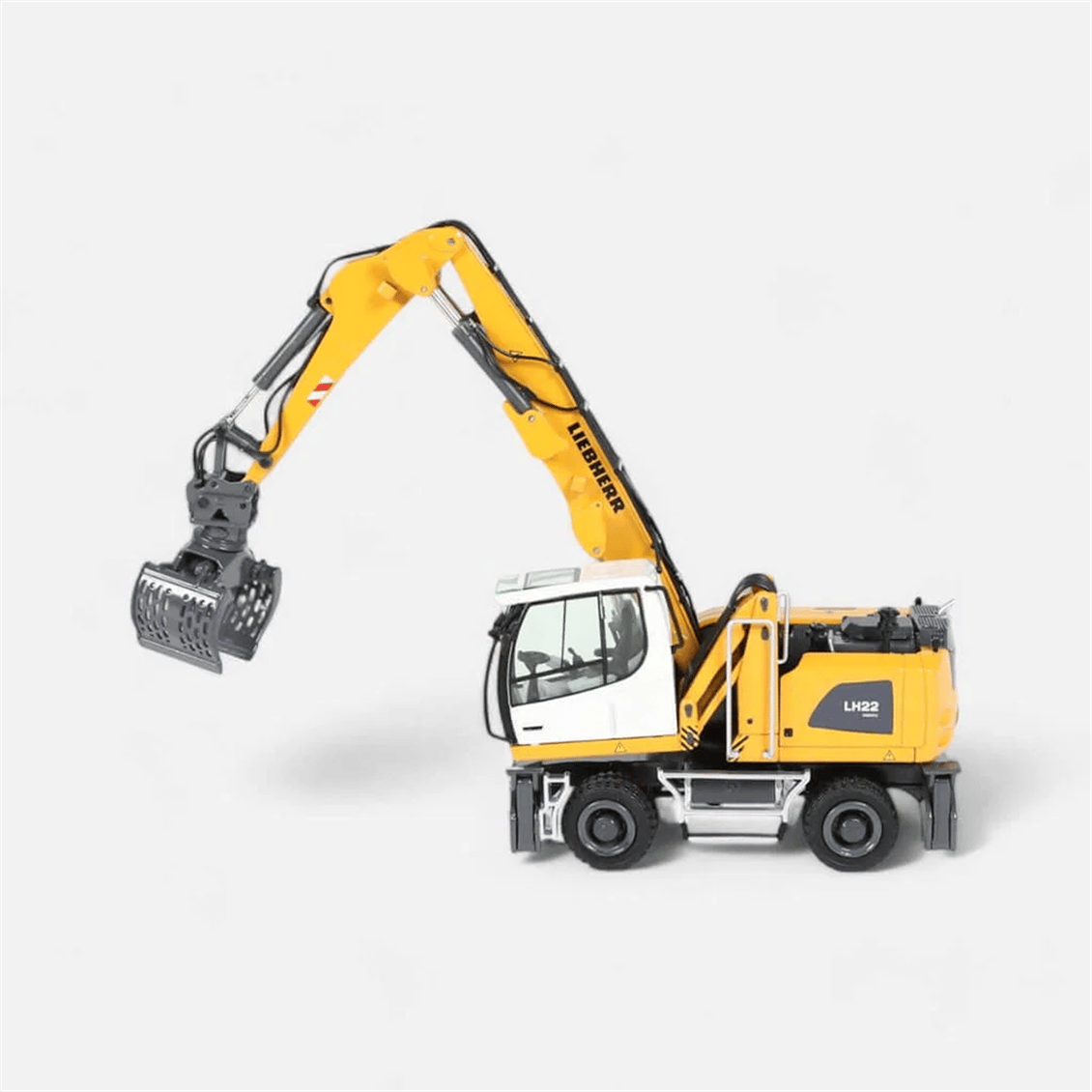 NZG 1001/2 1/50 Ölçek, Liebherr LH22 M Litronic Malzeme Toplayıcı (Yeni Dizayn), Sergilemeye Hazır Metal Model