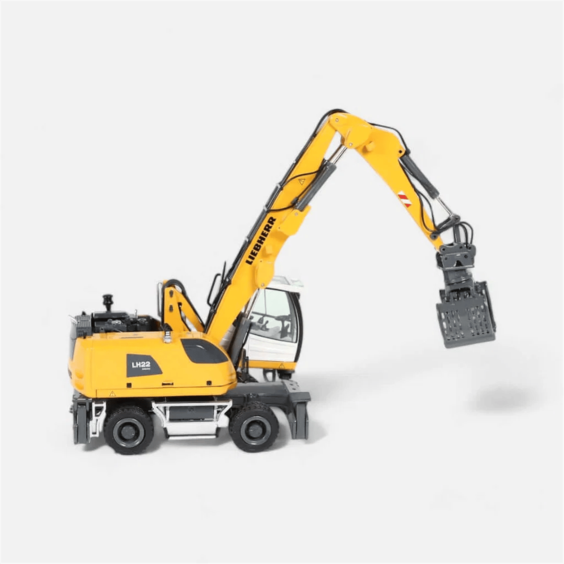 NZG 1001/2 1/50 Ölçek, Liebherr LH22 M Litronic Malzeme Toplayıcı (Yeni Dizayn), Sergilemeye Hazır Metal Model