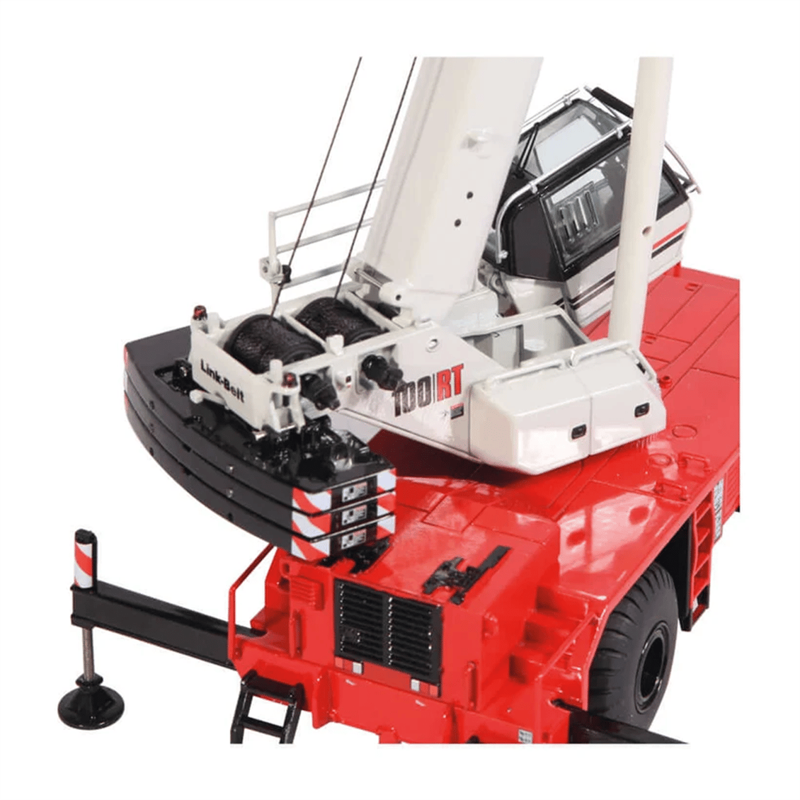 NZG 1013 1/50 Ölçek, Link-Belt 100 R/T Engebeli Arazi için Mobil Vinç, Sergilemeye Hazır Metal Model