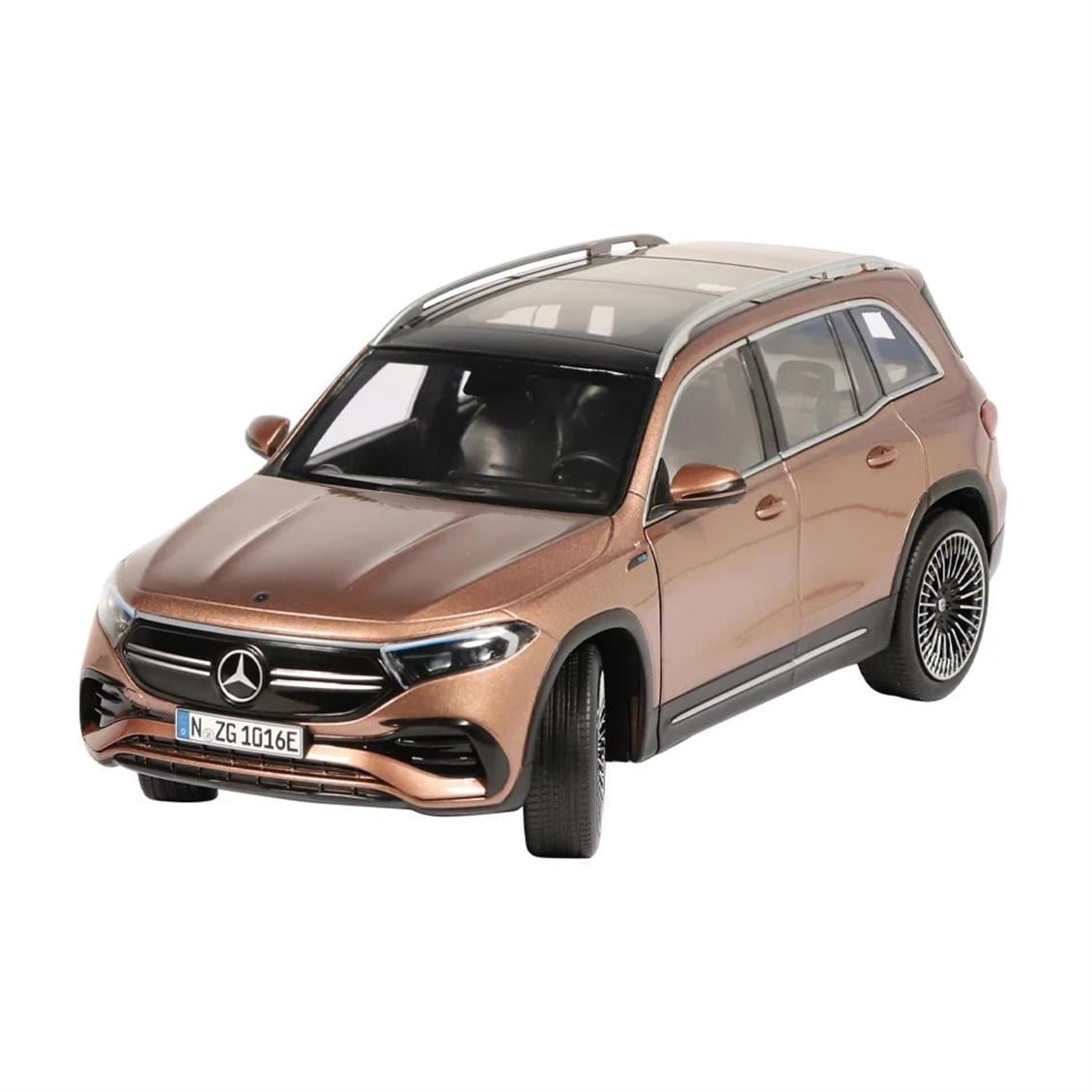 NZG 1016/61 1/18 Ölçek, Mercedes-Benz EQB, X243 , Metalik Gül Kırmızısı, Sergilemeye Hazır Metal Araba Modeli