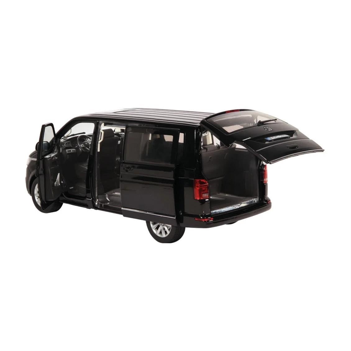 NZG 1017/50 1/18 Ölçek, VW T 6.1 Multivan Highline, Siyah, Sergilemeye Hazır Metal Minibüs Modeli