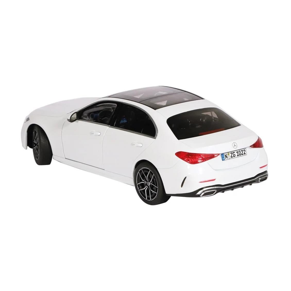 NZG 1022/41 1/18 Ölçek, Mercedes-Benz C-Class, Beyaz, Sergilemeye Hazır Metal Araba Modeli