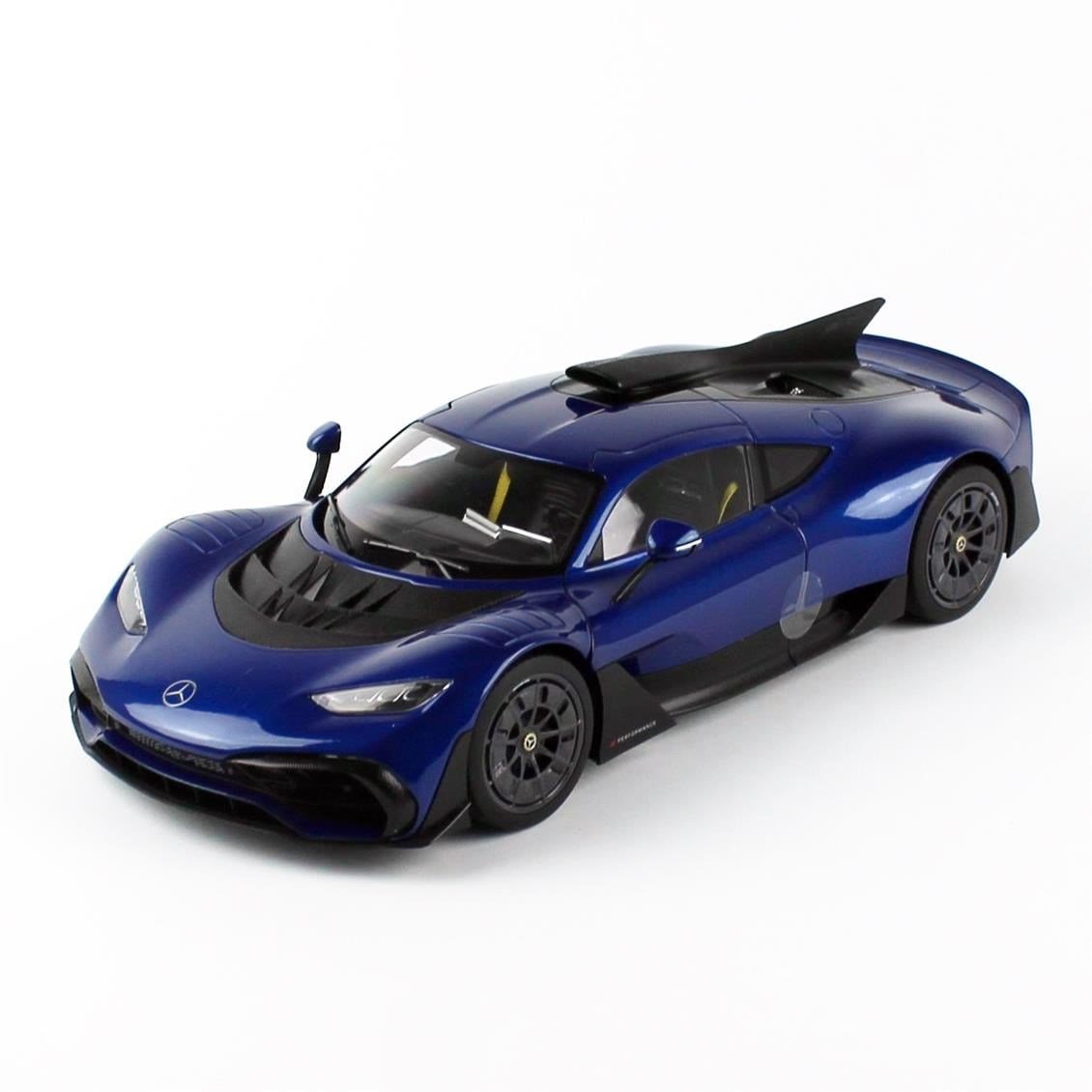 NZG 1032/21 1/18 Ölçek, Mercedes-Benz AMG One (Street), Parlak Mavi, Sergilemeye Hazır Metal Araba Modeli