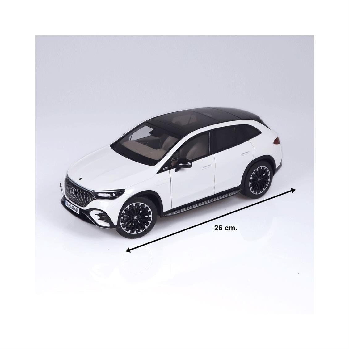 NZG 1061/40 1/18 Ölçek, Mercedes-Benz EQE AMG Line SUV, Sedef Beyaz, Sergilemeye Hazır Metal Araba Modeli