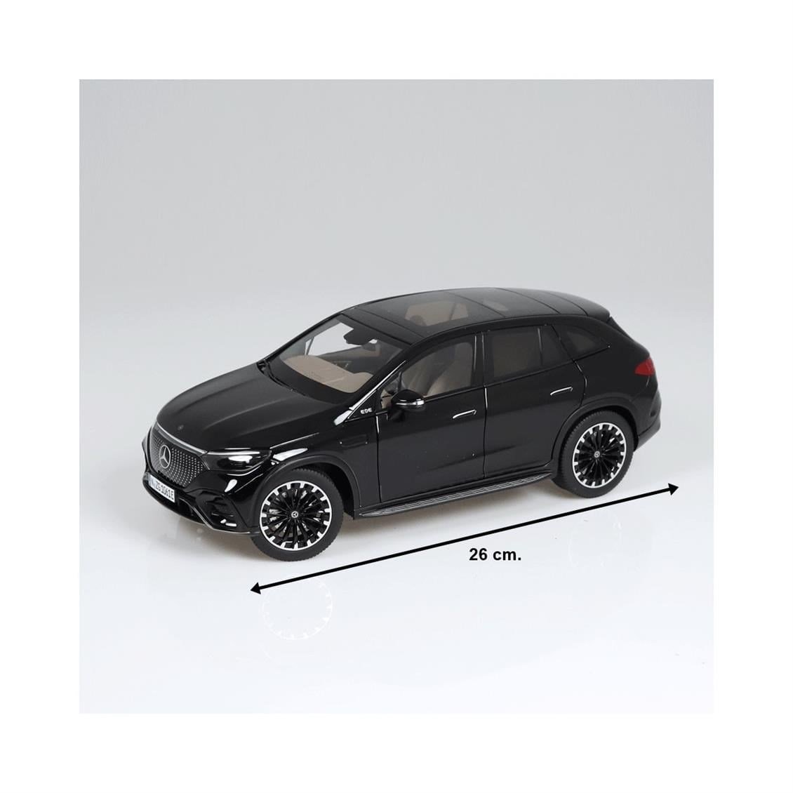 NZG 1061/50 1/18 Ölçek, Mercedes-Benz EQE AMG Line SUV, Metalik Siyah, Sergilemeye Hazır Metal Araba Modeli