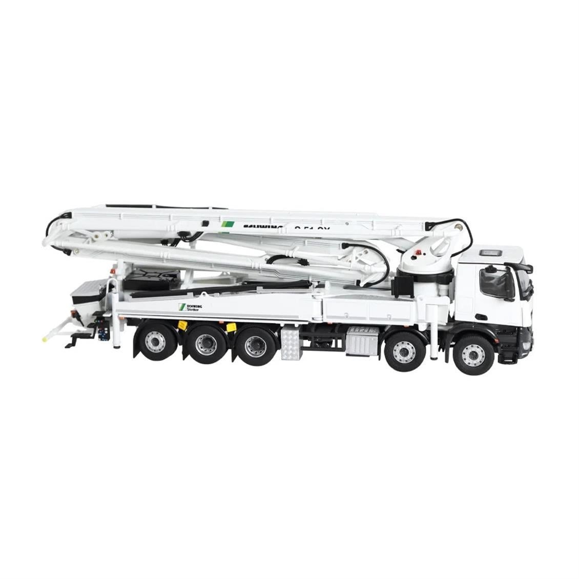 NZG 1062 1/50 Ölçek, SCHWING S51 SX Beton Pompası, Sergilemeye Hazır Metal Model
