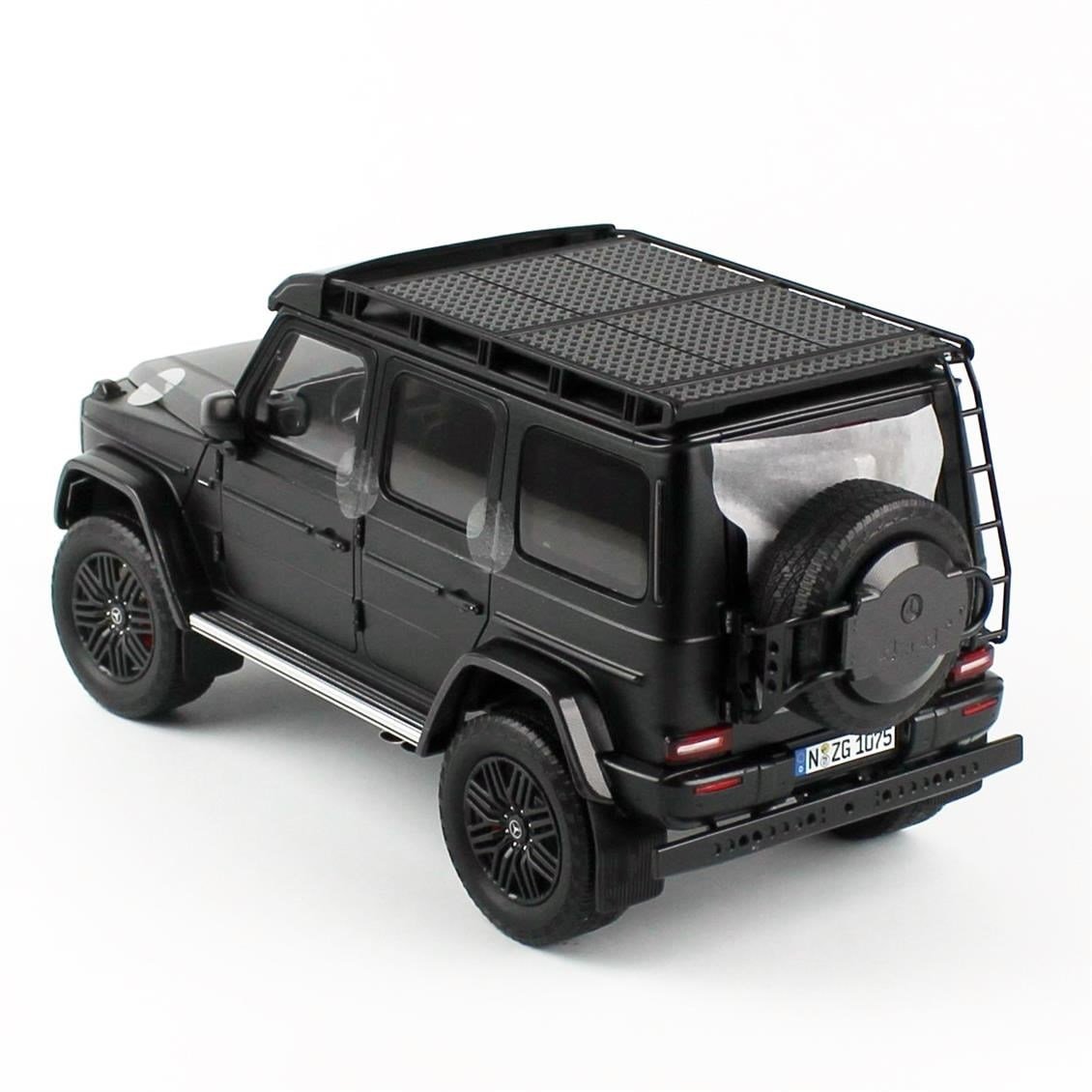 NZG 1075-1/50 1/18 Ölçek, Mercedes-AMG G 63 Arazi Aracı, Gece Siyahı, Sergilemeye Hazır Metal Model