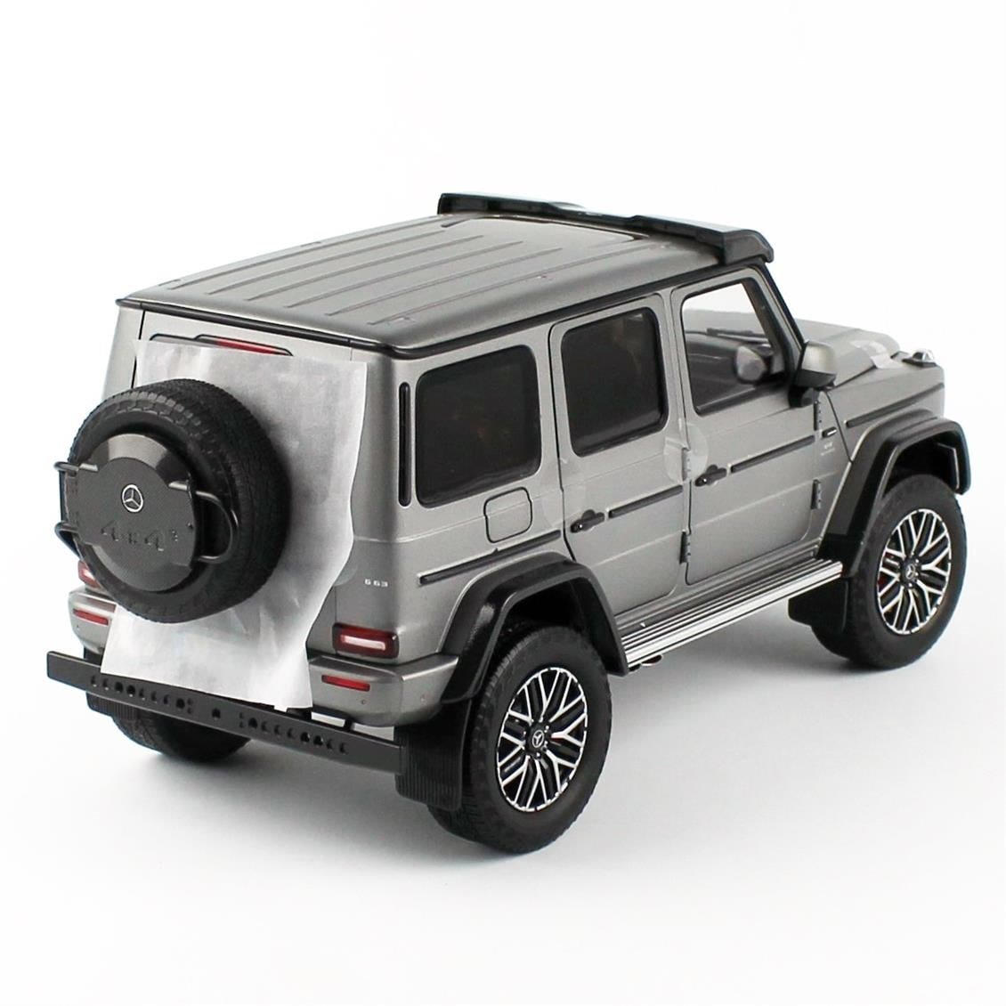 NZG 1075/61 1/18 Ölçek, Mercedes-AMG G 63, Platin Magno, Sergilemeye Hazır Metal Model