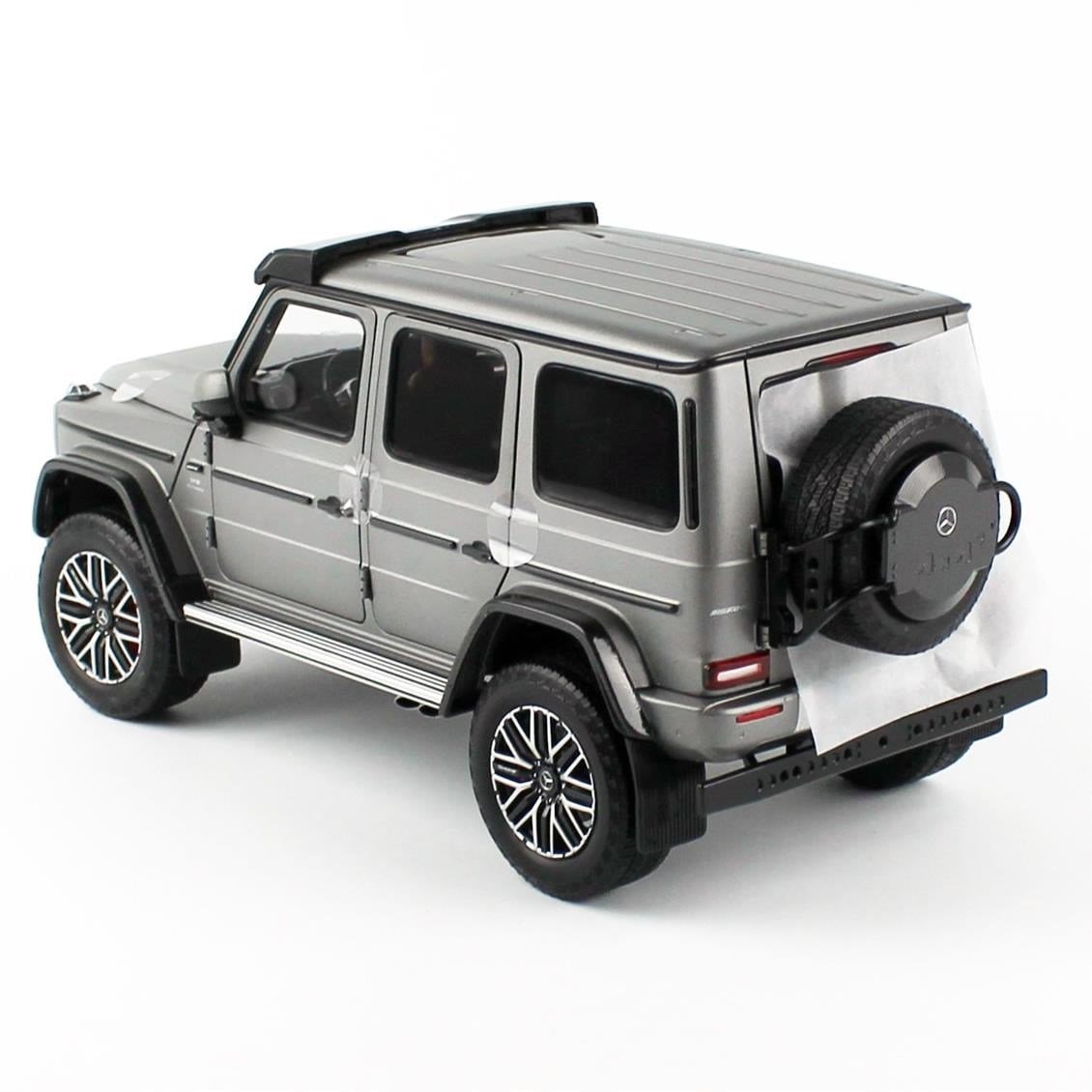 NZG 1075/61 1/18 Ölçek, Mercedes-AMG G 63, Platin Magno, Sergilemeye Hazır Metal Model