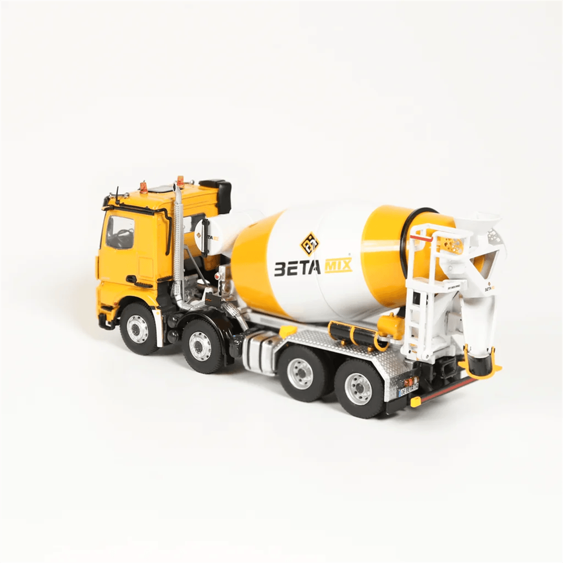 NZG 1078 1/50 Ölçek, Mercedes-Benz Arocs 8x4 Beton Mikseri (Betamix), Sergilemeye Hazır Metal Model