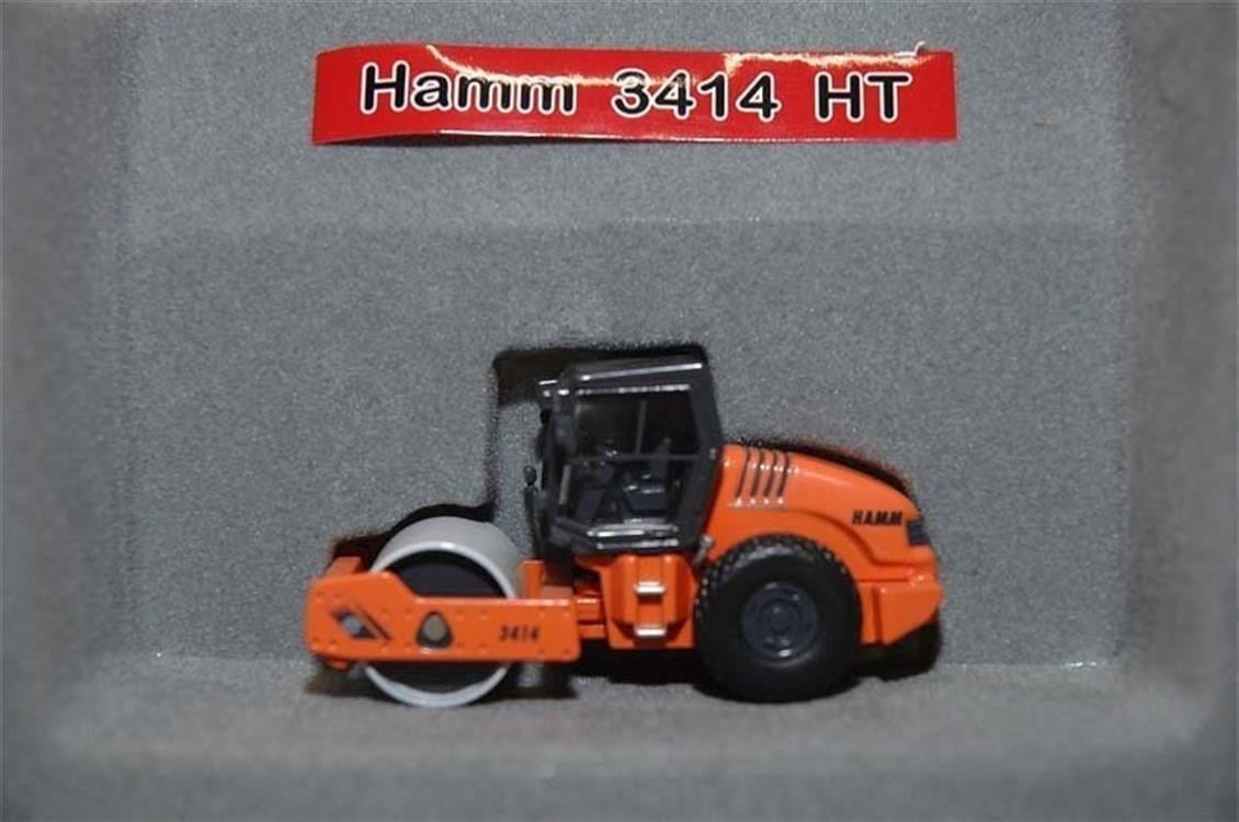 NZG 604 1/87 HAMM 3414 Silindir, Turuncu, Sergilemeye Hazır Metal Model