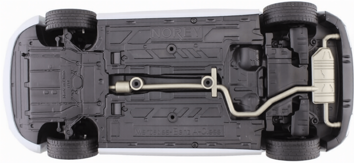 Nzg 66960429 1/18 Ölçek, Mercedes Benz A-Klasse, Digital White Metallic, Sergilemeye Hazır Metal Araba Modeli