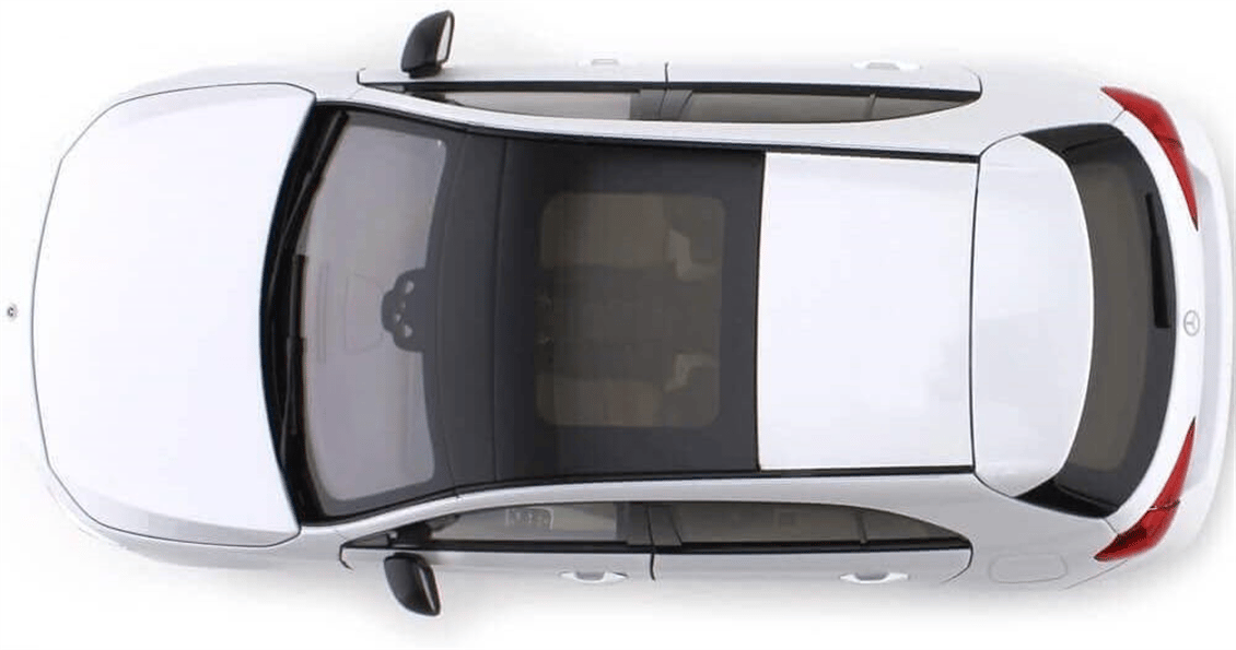 Nzg 66960429 1/18 Ölçek, Mercedes Benz A-Klasse, Digital White Metallic, Sergilemeye Hazır Metal Araba Modeli
