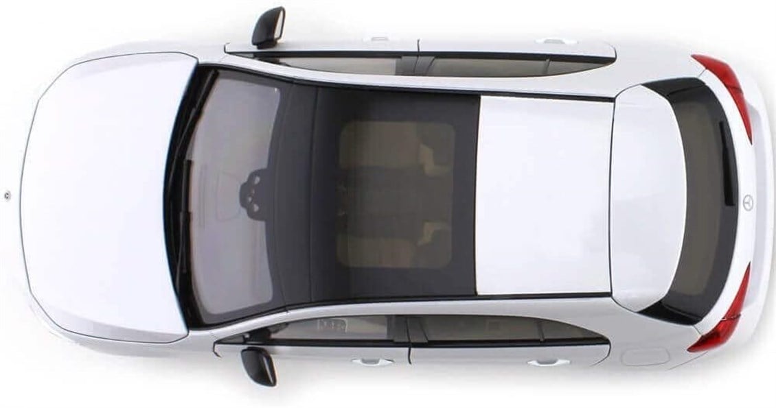 Nzg 66960429 1/18 Ölçek, Mercedes Benz A-Klasse, Digital White Metallic, Sergilemeye Hazır Metal Araba Modeli