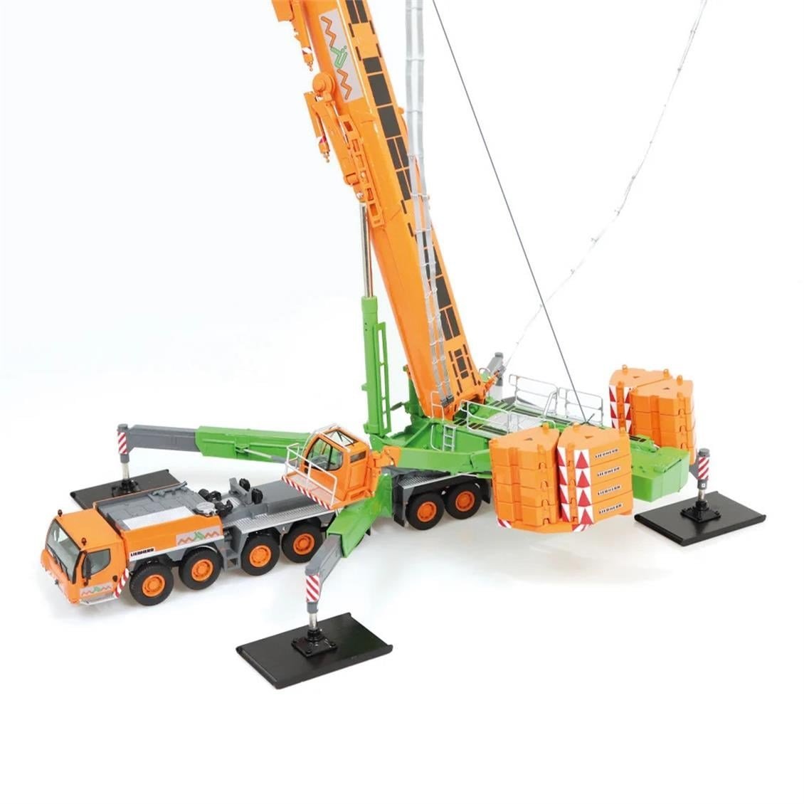 NZG 732/34 1/50 Ölçek, LIEBHERR LTM 11200 Mobil Vinç (MPM), Sergilemeye Hazır Metal Model