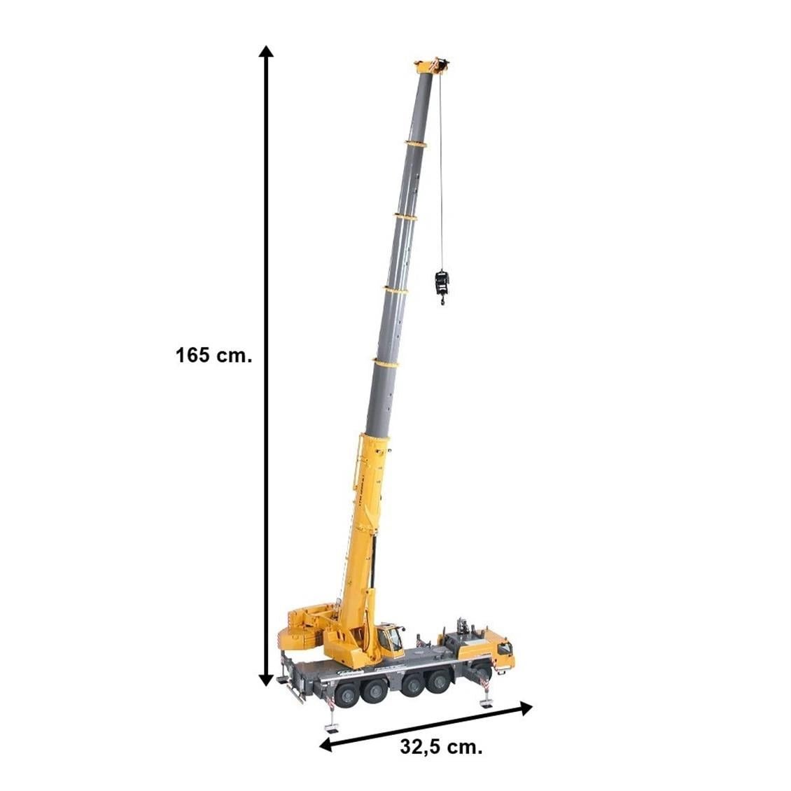NZG 959 1/50 Ölçek, LIEBHERR LTM1250 Mobil Vinç, Sergilemeye Hazır Metal Model