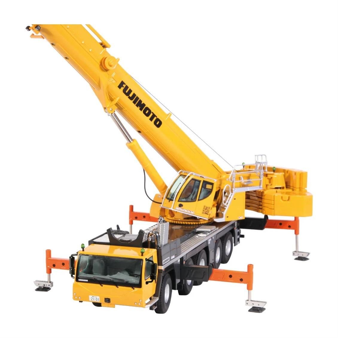 NZG 959/18 1/50 Ölçek, LIEBHERR LTM1250 Mobil Vinç, (Fujimoto) Sergilemeye Hazır Metal Model