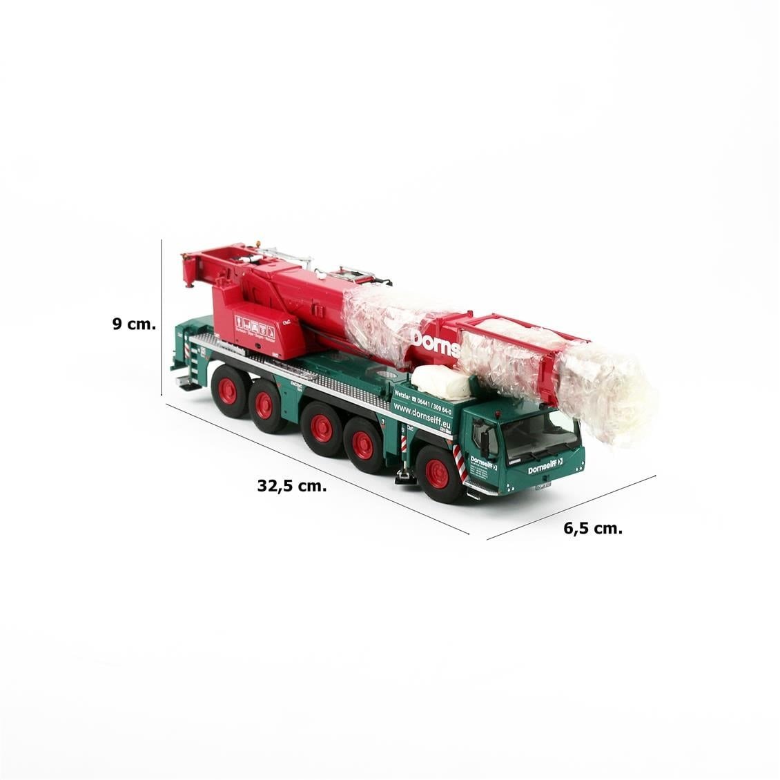 NZG 959/4 1/50 Ölçek, LIEBHERR LTM1250-5.1, Mobil Vinç (Dornseiff), Sergilemeye Hazır Metal Model
