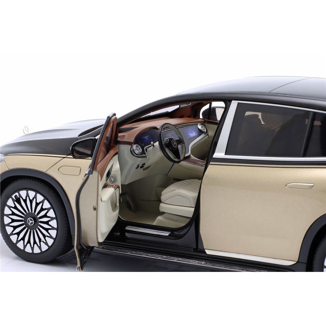 NZG B66960592 1/18 Ölçek,- MERCEDES BENZ - MAYBACH EQS 680 (Z296) SUV 2024, Sergilemeye Hazır Metal Araba Modeli