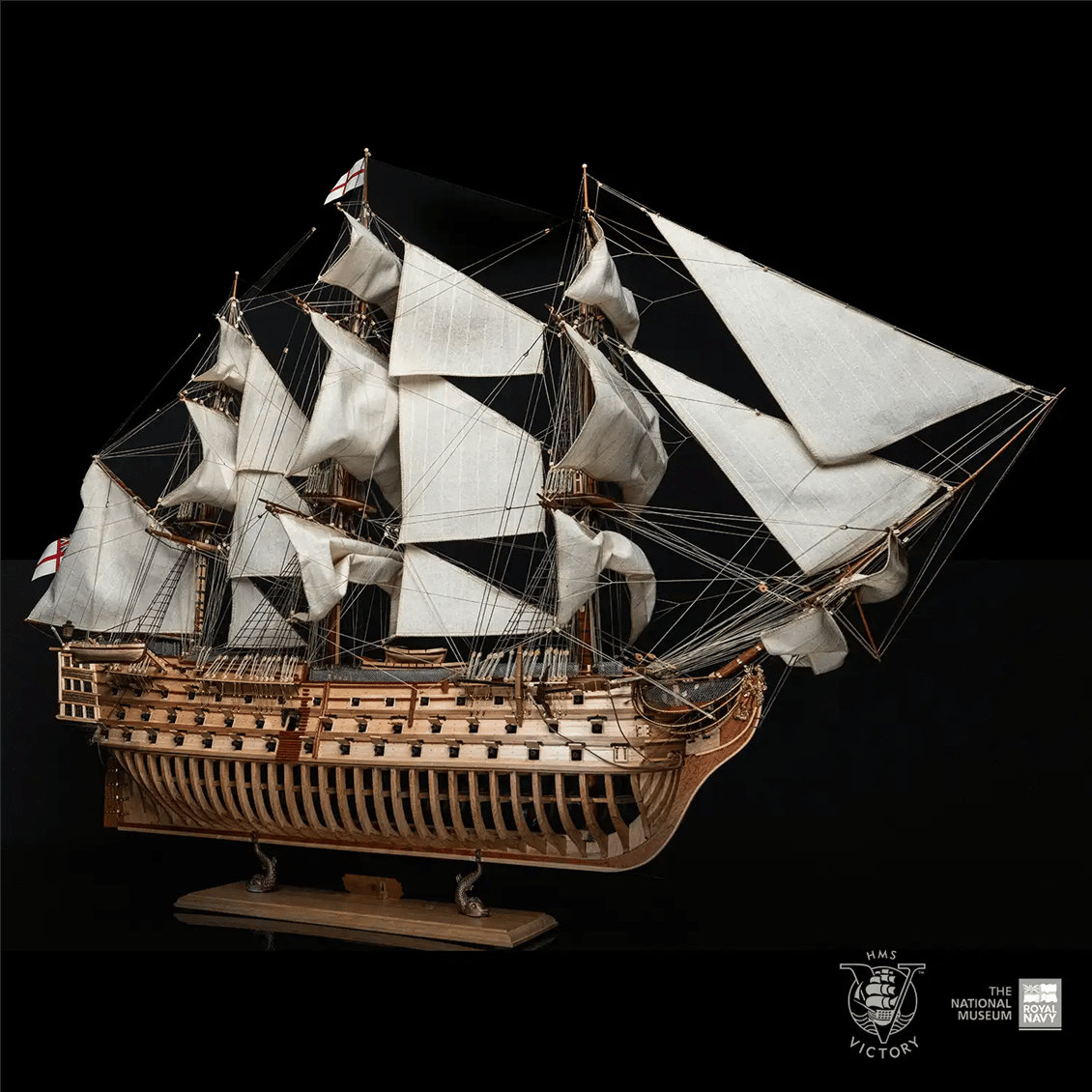 Occre  PR001 1/87 Ölçek, HMS Victory, 118 cm. Yelkenli İngiliz Savaş Gemisi, Ahşap Model Kiti