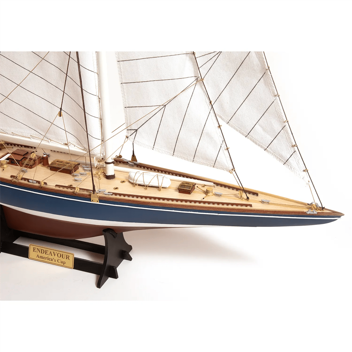 Occre 12013 1/75 Ölçek, Endeavour Yacht America's Cup 1934, 53 cm. Yelkenli Yat, Ahşap Model Kiti