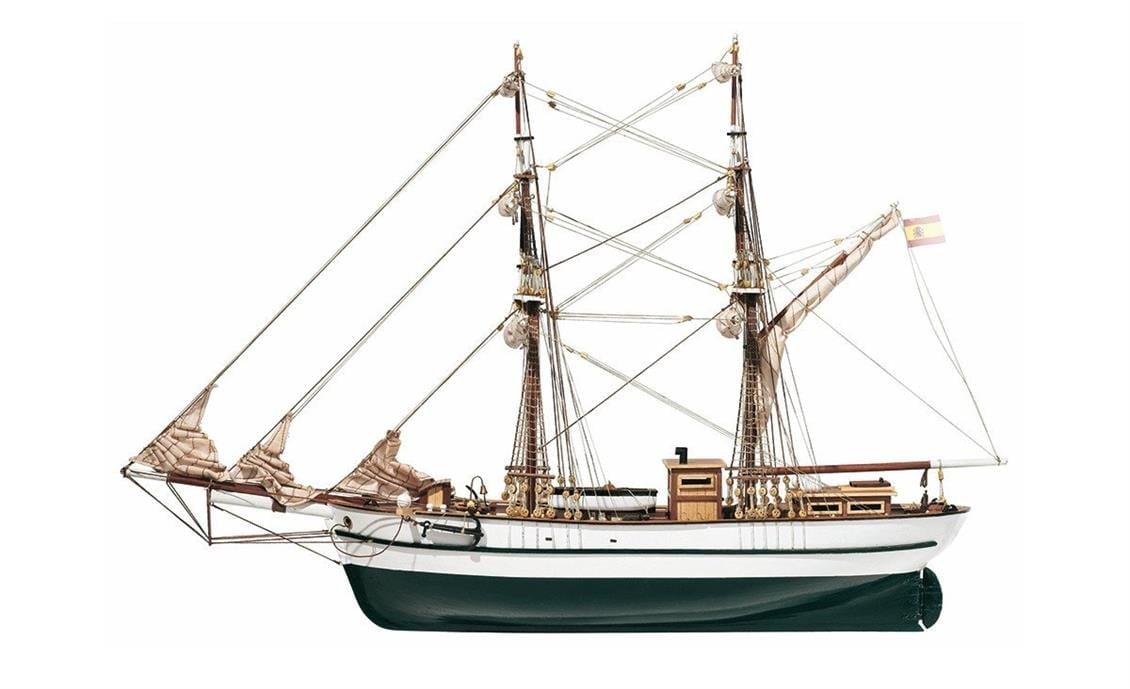 Occre 13001 1/65 Ölçek, Aurora, 68 cm. Yelkenli İspanyol Yük Gemisi, Ahşap Model Kiti