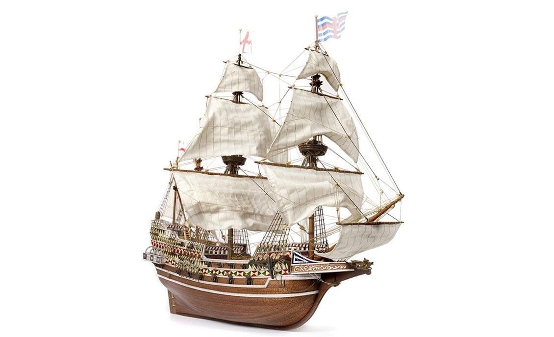 Occre 13004 1/85 Ölçek, HMS Revenge, 70 cm Yelkenli İngiliz Kalyonu, Ahşap Model Kiti