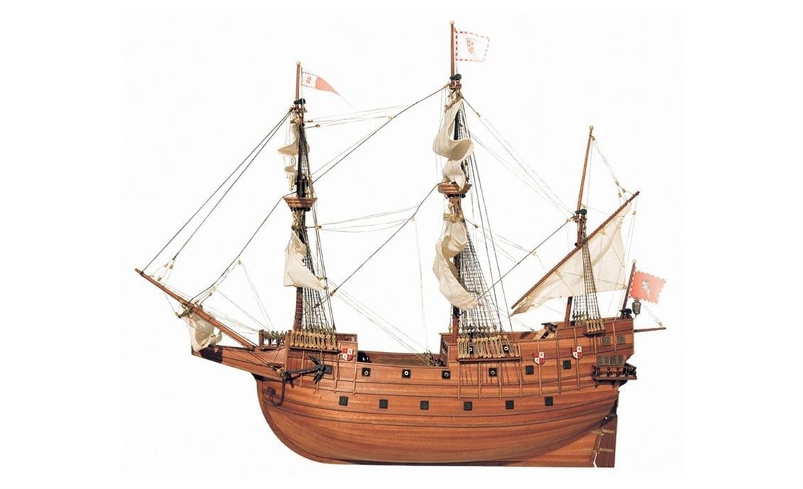 Occre 13601 1/90 Ölçek, San Martin, 66 cm. Yelkenli İspanyol Kalyonu, Ahşap Model Kiti