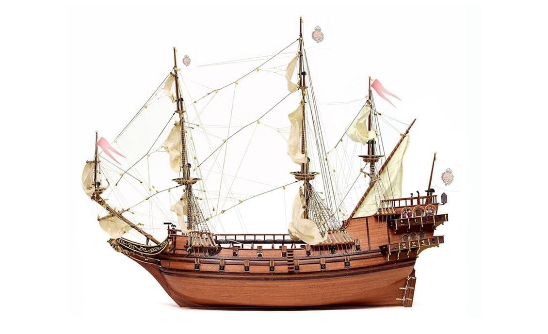Occre 14000 1/60 Ölçek, Apostol Felipe, 79 cm. Yelkenli İspanyol Hazine Kalyonu, Ahşap Model Kiti