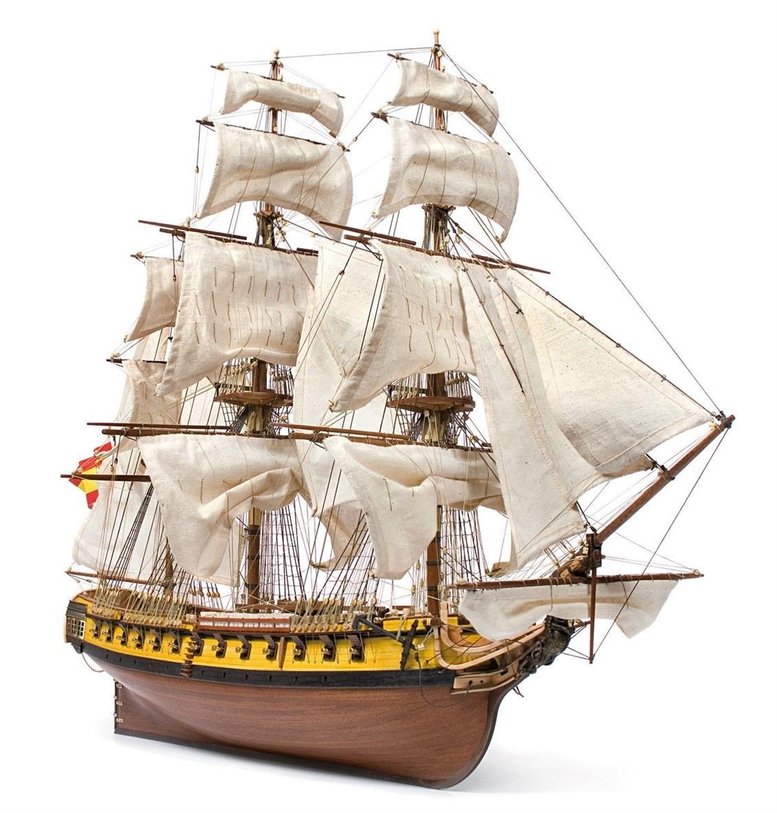 Occre 14007 1/85 Ölçek, N.S. Mercedes, 85 cm. Yelkenli İspanyol Firkateyni,  Ahşap Model Kiti