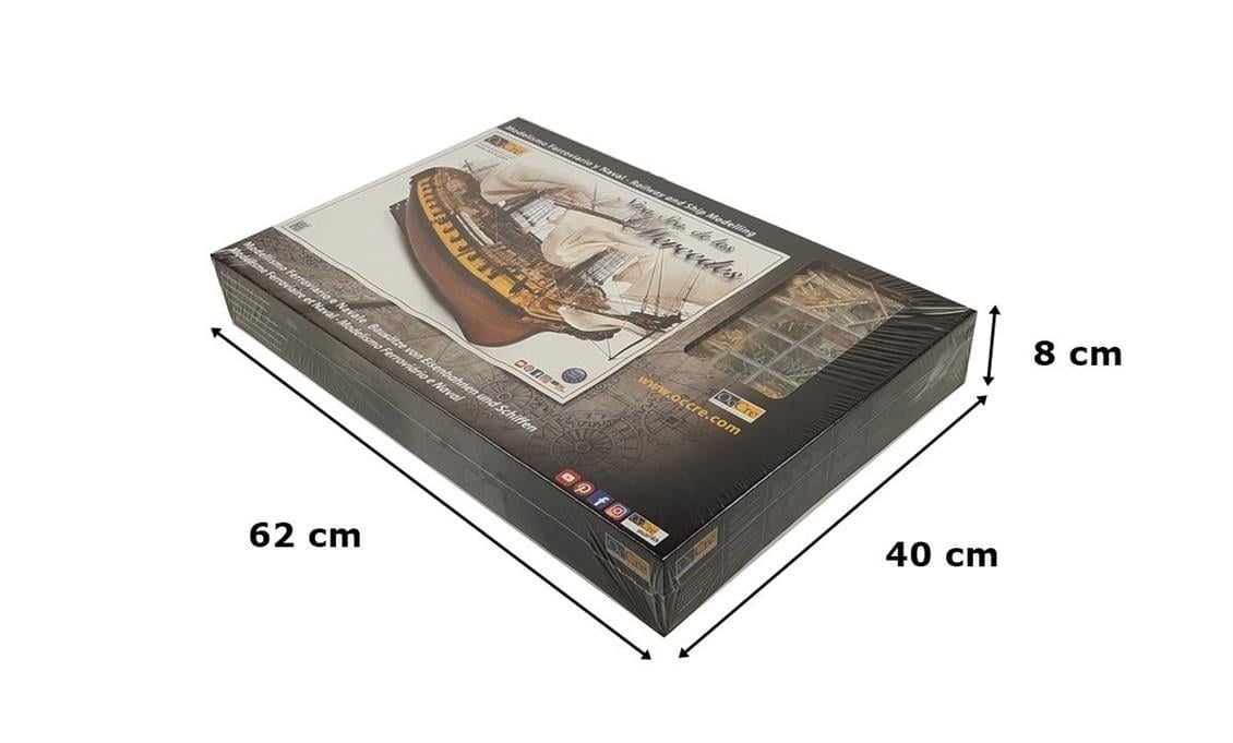 Occre 14007 1/85 Ölçek, N.S. Mercedes, 85 cm. Yelkenli İspanyol Firkateyni,  Ahşap Model Kiti