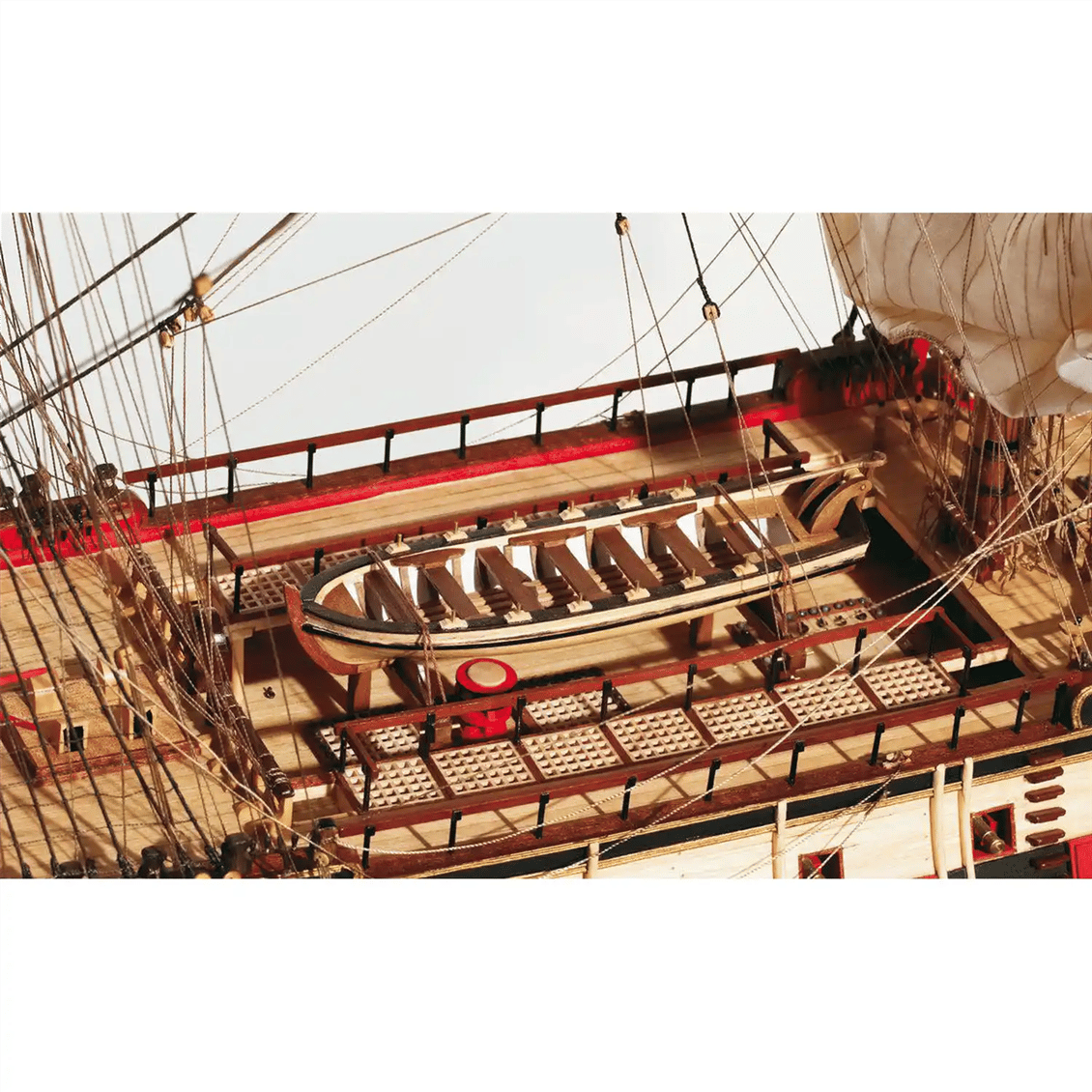 Occre 15000 1/70 Ölçek, Montanes, 125 cm. Yelkenli İspanyol Savaş Gemisi, Ahşap Model Kiti