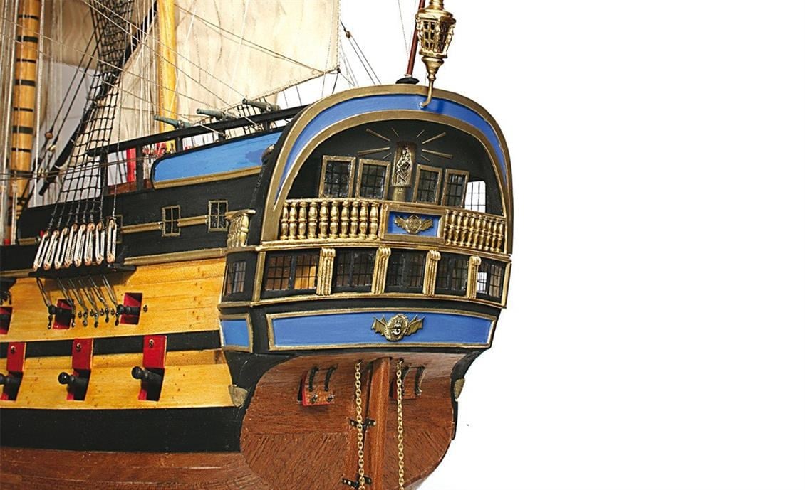 Occre 15001 1/46 Ölçek, N.S. Del Pilar, 111 cm. Yelkenli İspanyol Hazine Kalyonu, Ahşap Model Kiti