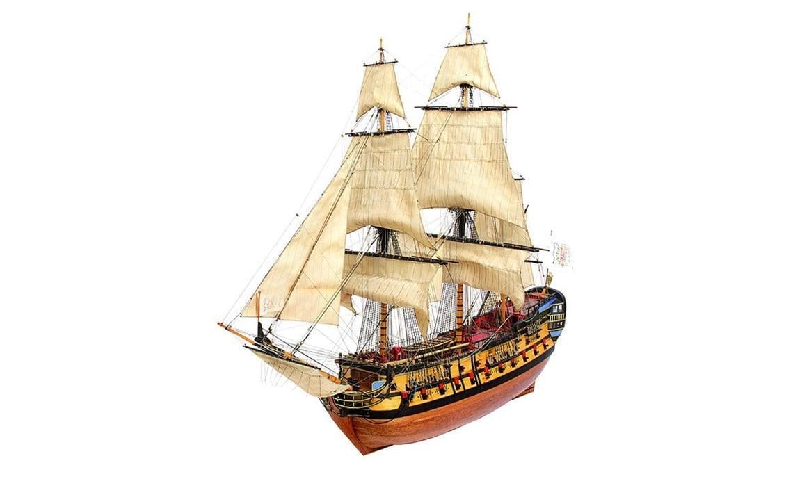 Occre 15001 1/46 Ölçek, N.S. Del Pilar, 111 cm. Yelkenli İspanyol Hazine Kalyonu, Ahşap Model Kiti