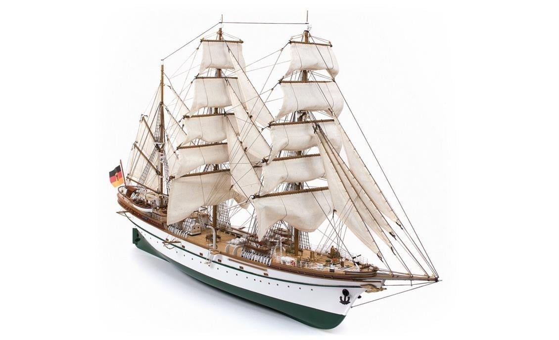 Occre 15003 1/95 Ölçek, Gorch Fock, 95 cm. Yelkenli Alman Askeri Eğitim Teknesi, Ahşap Model Kiti