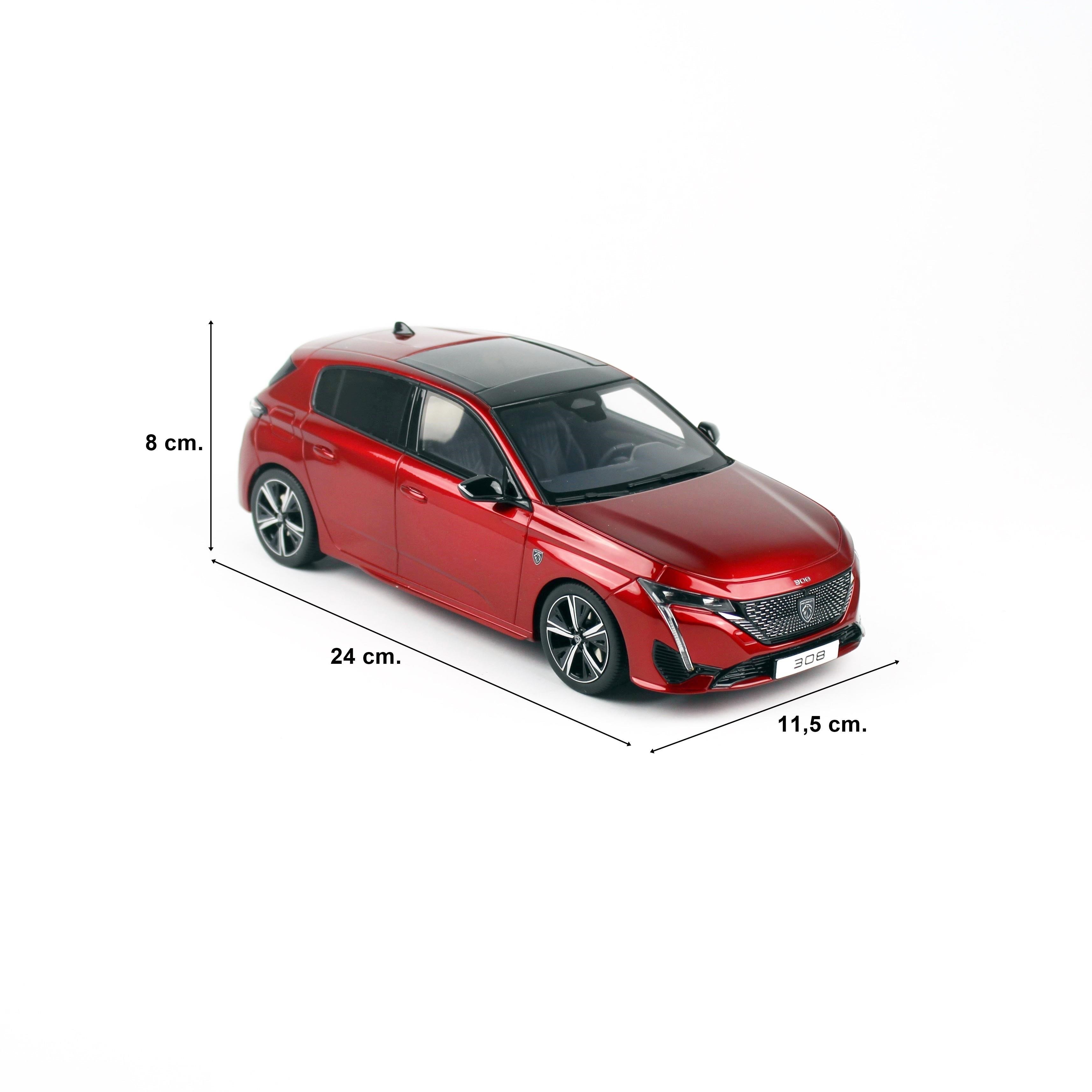 Otto-Mobile 1/18 Ölçek, Peugeot 308 GT 2022, ,Sergilemeye Hazır Model Araba