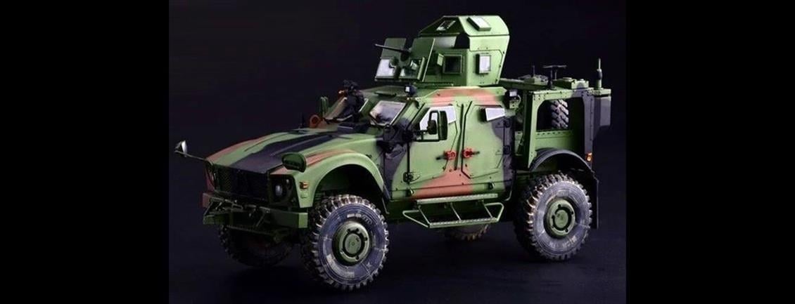 Panda Hobby 35027 1/35 Ölçek, M1240A1 MRAP (M-ATV) Askeri Araç, Plastik Model kiti