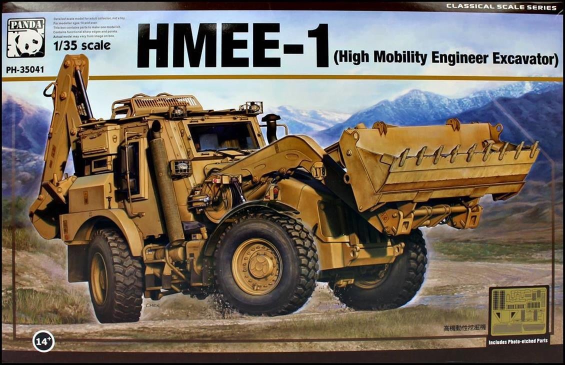 Panda Hobby 35041 1/35 Ölçek, HMEE-1 Askeri İş Makinası, Plastik Model kiti