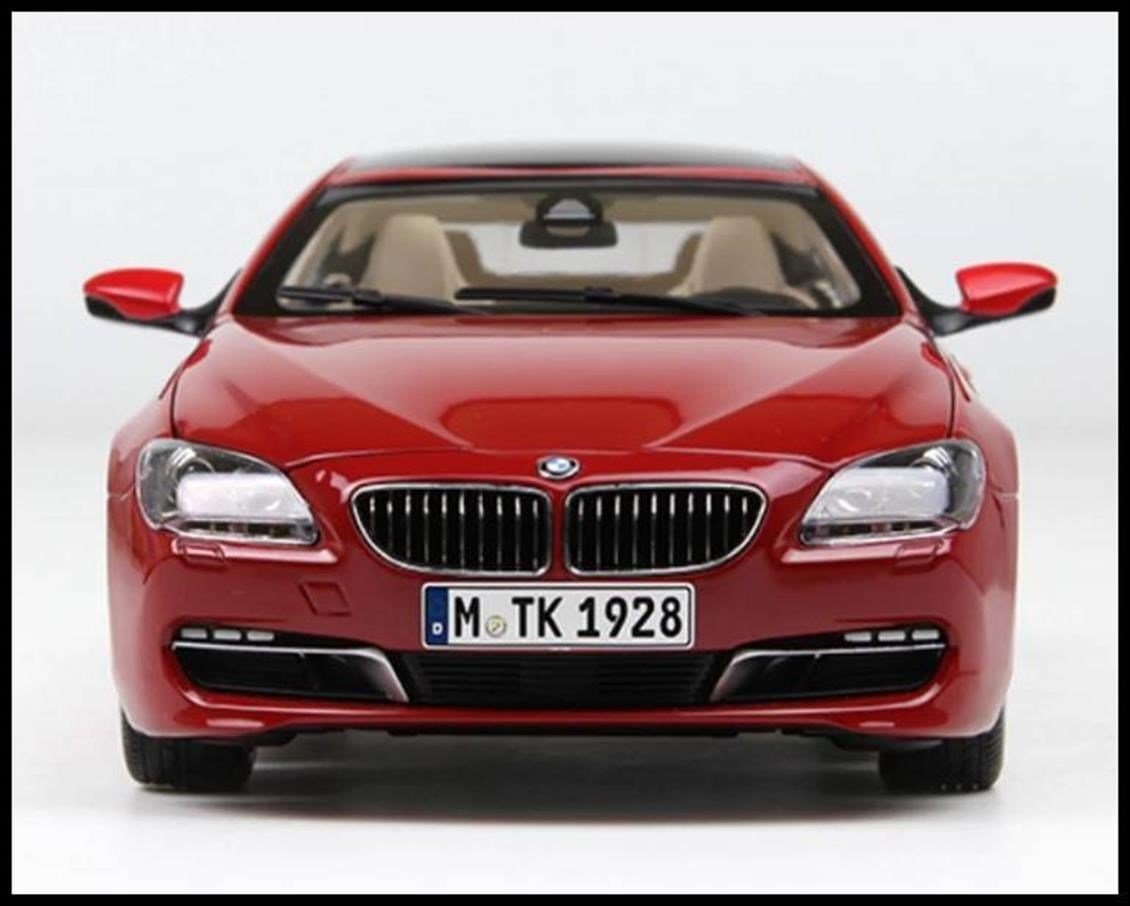 Paragon 97033 1/18 Ölçek, BMW F06 650i GC Melbourne Red Sergilemeye Hazır Metal Araba Modeli