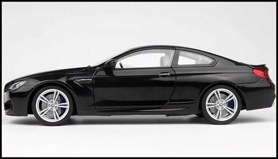 Paragon 97051 1/18 Ölçek, BMW F13M M6 Coupe Sapphire Black Sergilemeye Hazır Metal Araba Modeli