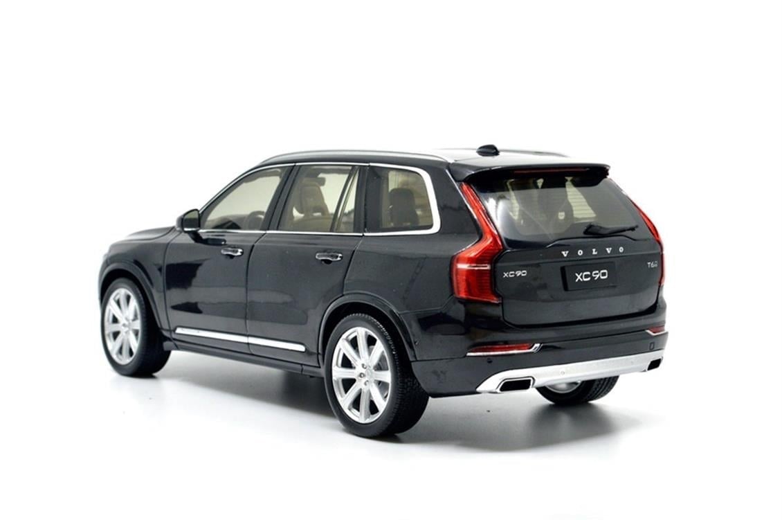 Paudi Model 2560BK 1/18 Ölçek, 2018 Volvo XC90, Siyah, Sergilemeye Hazır Metal Araba Modeli