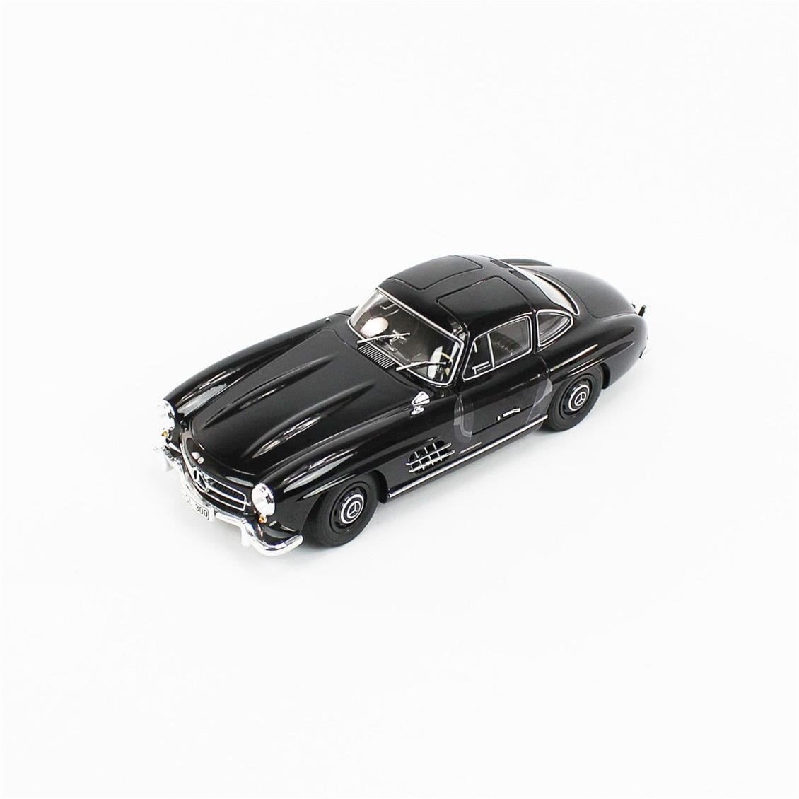 Paul Model Art B66040638 1/18 Ölçek, Mercedes Benz 300 SL Coupe (W198) 1954, Black, Sergilemeye Hazır Metal Araba Modeli
