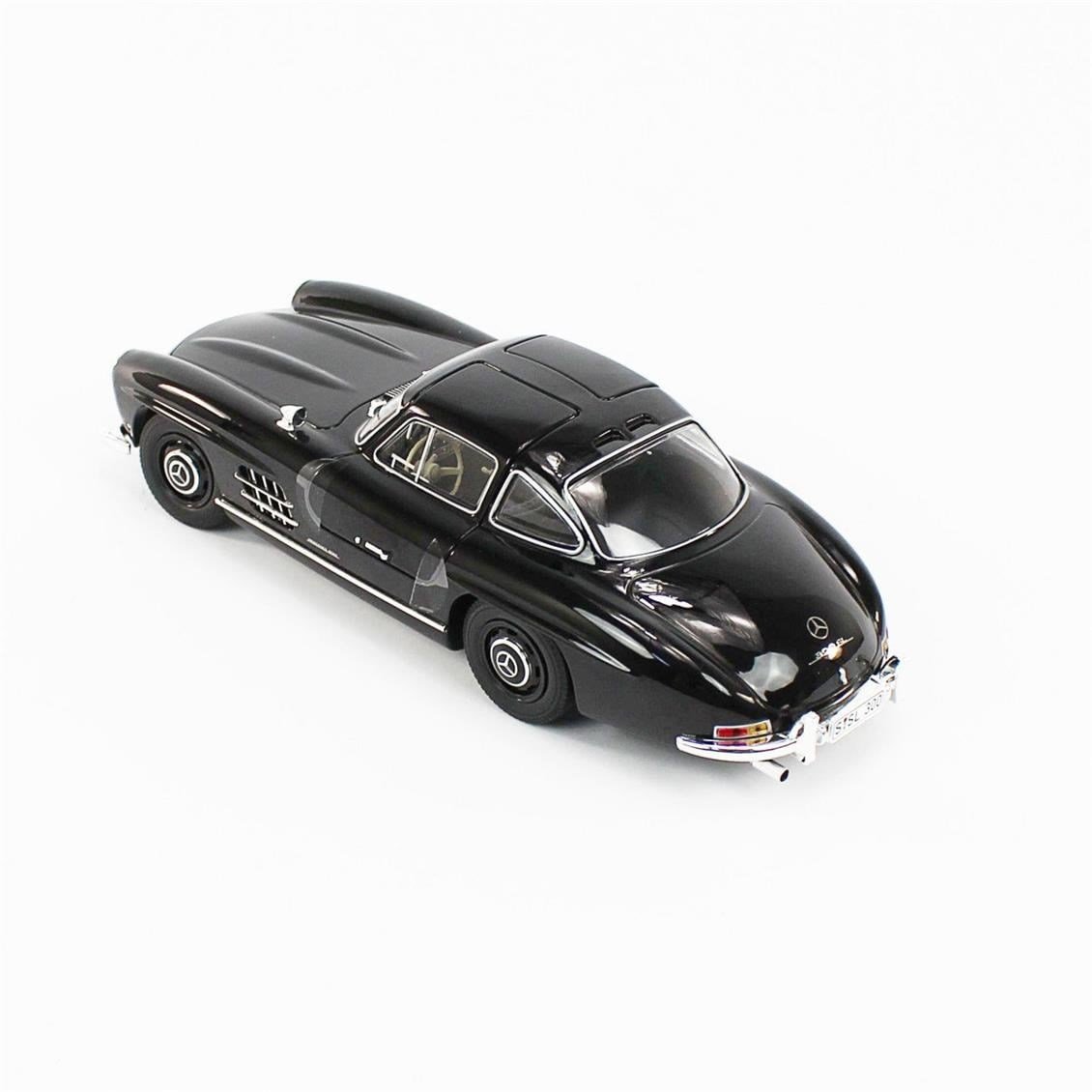 Paul Model Art B66040638 1/18 Ölçek, Mercedes Benz 300 SL Coupe (W198) 1954, Black, Sergilemeye Hazır Metal Araba Modeli