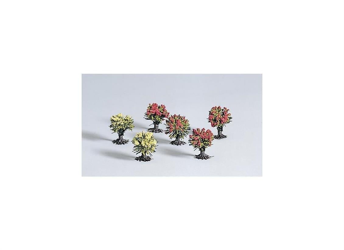 Piko (Hobby) 55744 Çiçekli Çalılar, 3 cm, 6 Adet