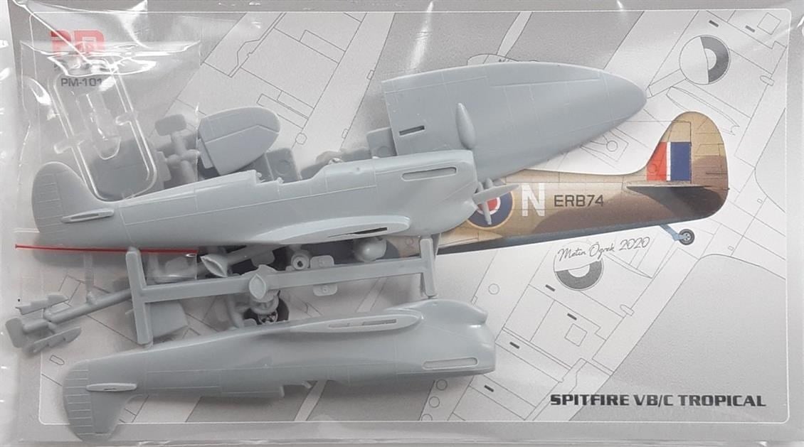 PM Model 101 1/72 Ölçek, Supermarine Spitfire VB/C Savaş Uçağı, Plastik Model kiti