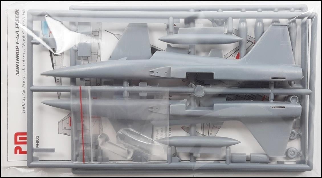 PM Model 203 1/72 Ölçek, F-5A Northrop Freedom Fighter Eğitim Uçağı, Plastik Model kiti