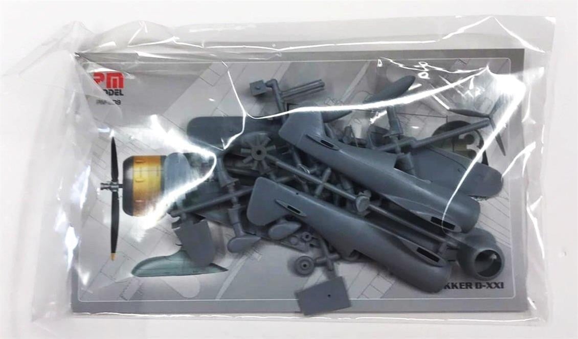 PM Model 209 1/72 Ölçek, Fokker D-XXI Avcı Uçağı, Plastik Model kiti