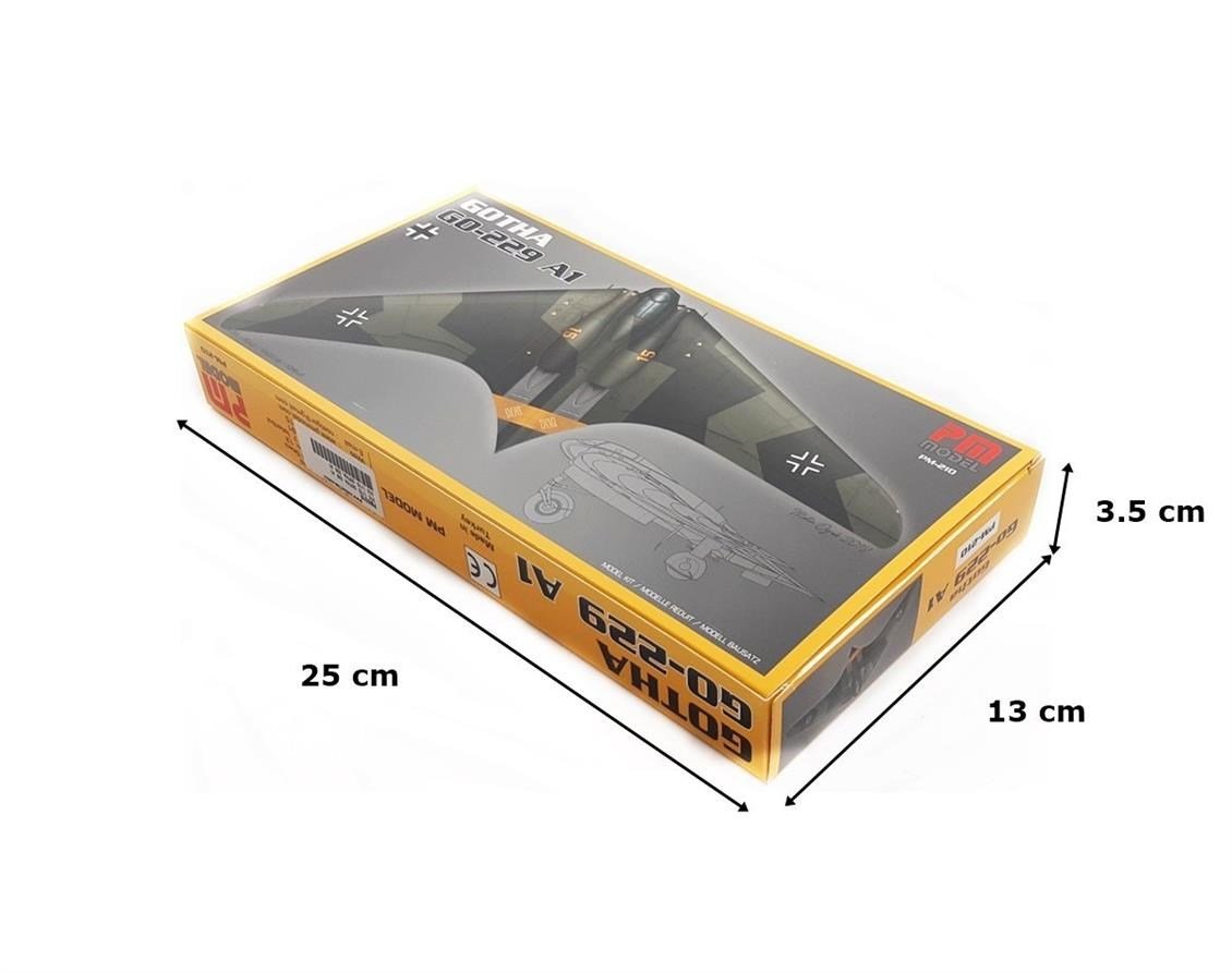 PM Model 210 1/72 Ölçek, Gotha GO-229 A1 Avcı-Bombardıman Uçağı, Plastik Model kiti