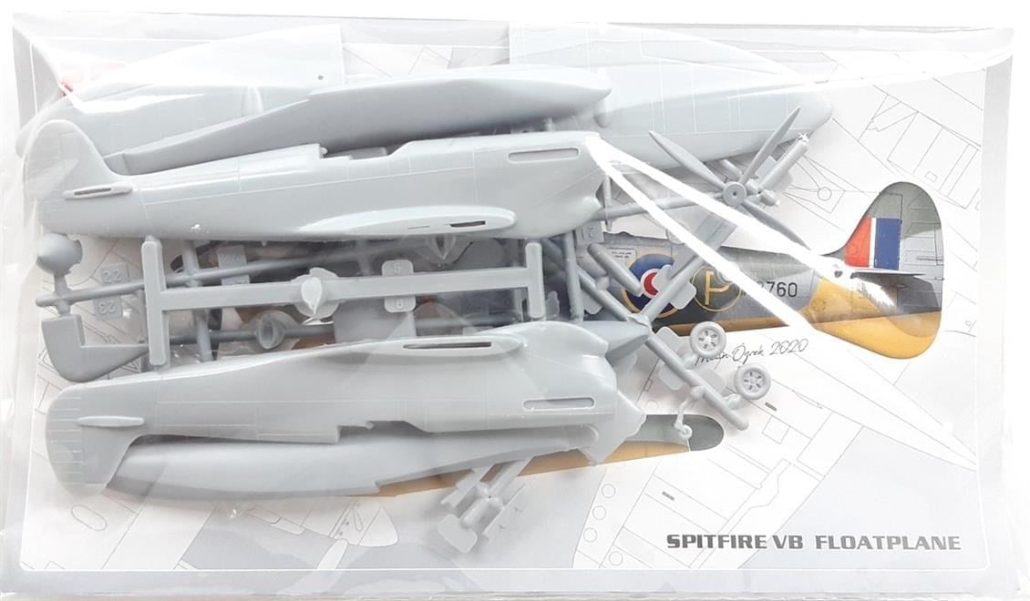 PM Model 216 1/72 Ölçek, Submarine Spitfire VB Floatplane Deniz Uçağı Maketi, Plastik Model kiti